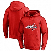 Men's Customized Washington Capitals Red All Stitched Pullover Hoodie,baseball caps,new era cap wholesale,wholesale hats